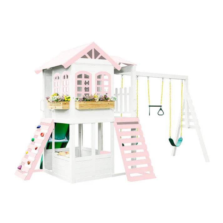 Custom Reign Two Story Playhouse (Playhouse only) (Pink)