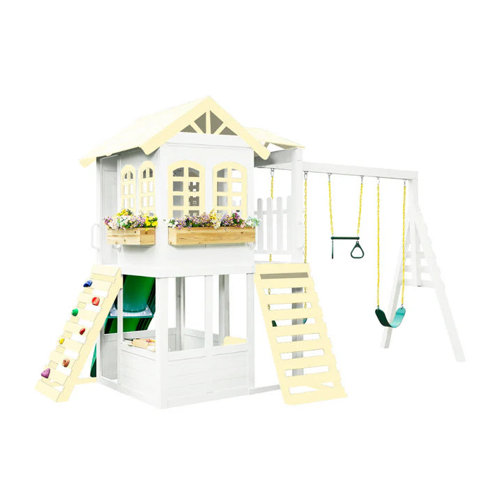 Custom Reign Two Story Playhouse (Playhouse only) (Yellow)